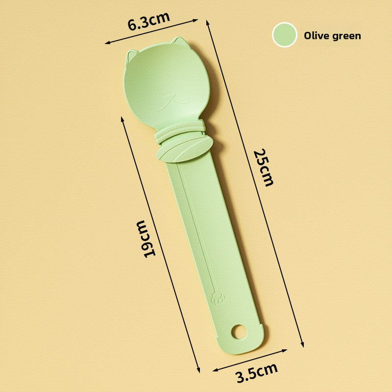 Mess-Free Cat Treat Squeeze Spoon & Dispenser