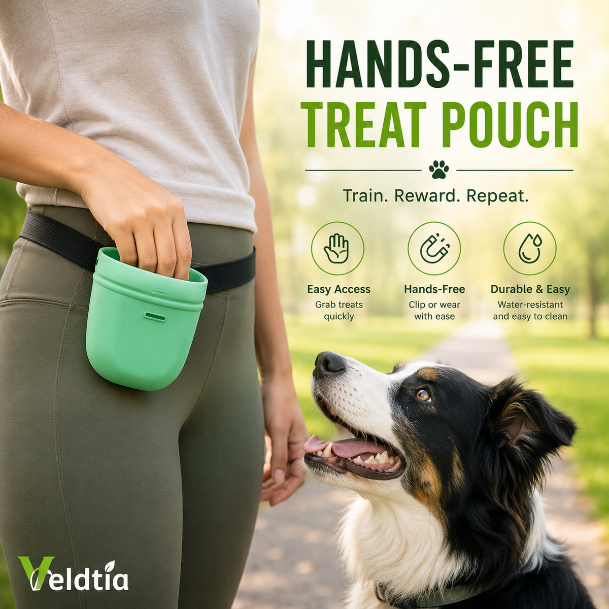 TreatMate™ Hands-Free Dog Treat Pouch