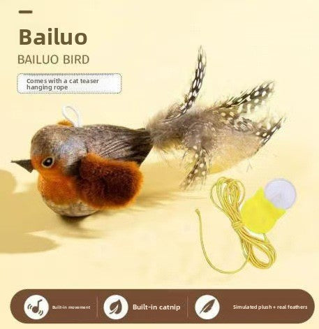 Interactive Chirping Bird Cat Toy