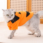 Cozy Pumpkin Halloween Costume for Cats & Small Dogs