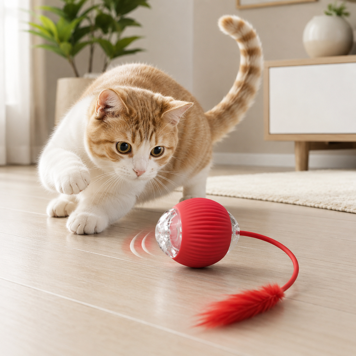 Automatic Interactive Cat Toy Ball
