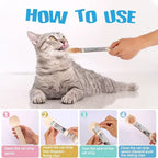 Mess-Free Cat Treat Squeeze Spoon & Dispenser