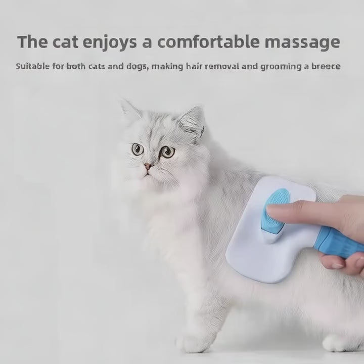 Veldtia FurGlow™ Self-Cleaning Pet Brush