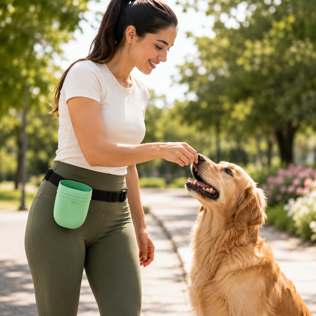 TreatMate™ Hands-Free Dog Treat Pouch
